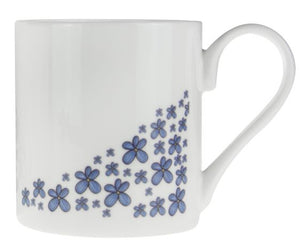 Forget-me-not single handled mug