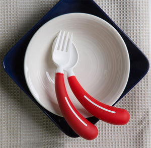 Henro-Grip Cutlery - red left fork