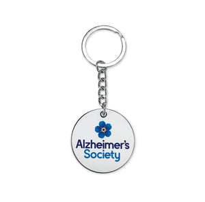 Forget-me-not flower key ring