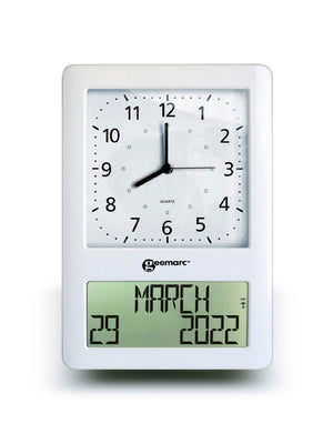 Analogue and digital clock - VAT free