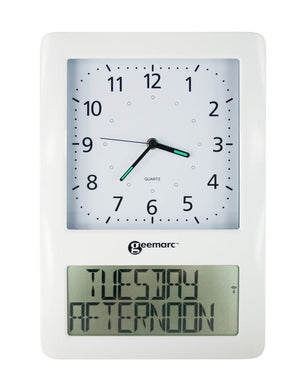 Analogue and digital clock - VAT free