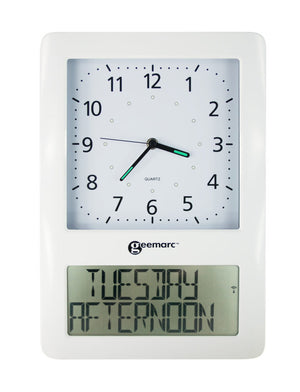 Analogue and digital clock