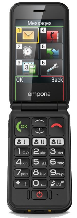 Simplicity Clamshell V227 mobile phone 2G - VAT free