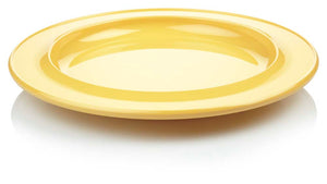 Yellow dining plate