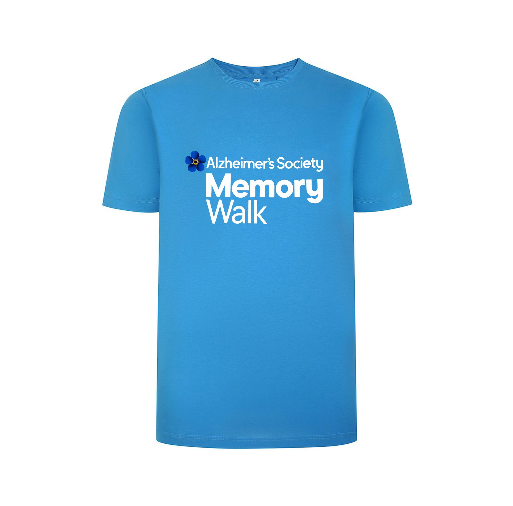 Alzheimer's Society blue Memory Walk t-shirt