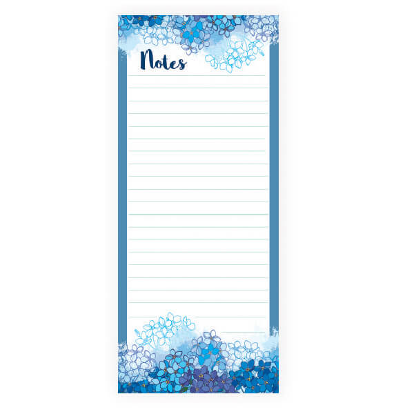 Forget-me-not notepad