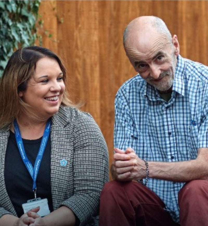 A person working in a science lab