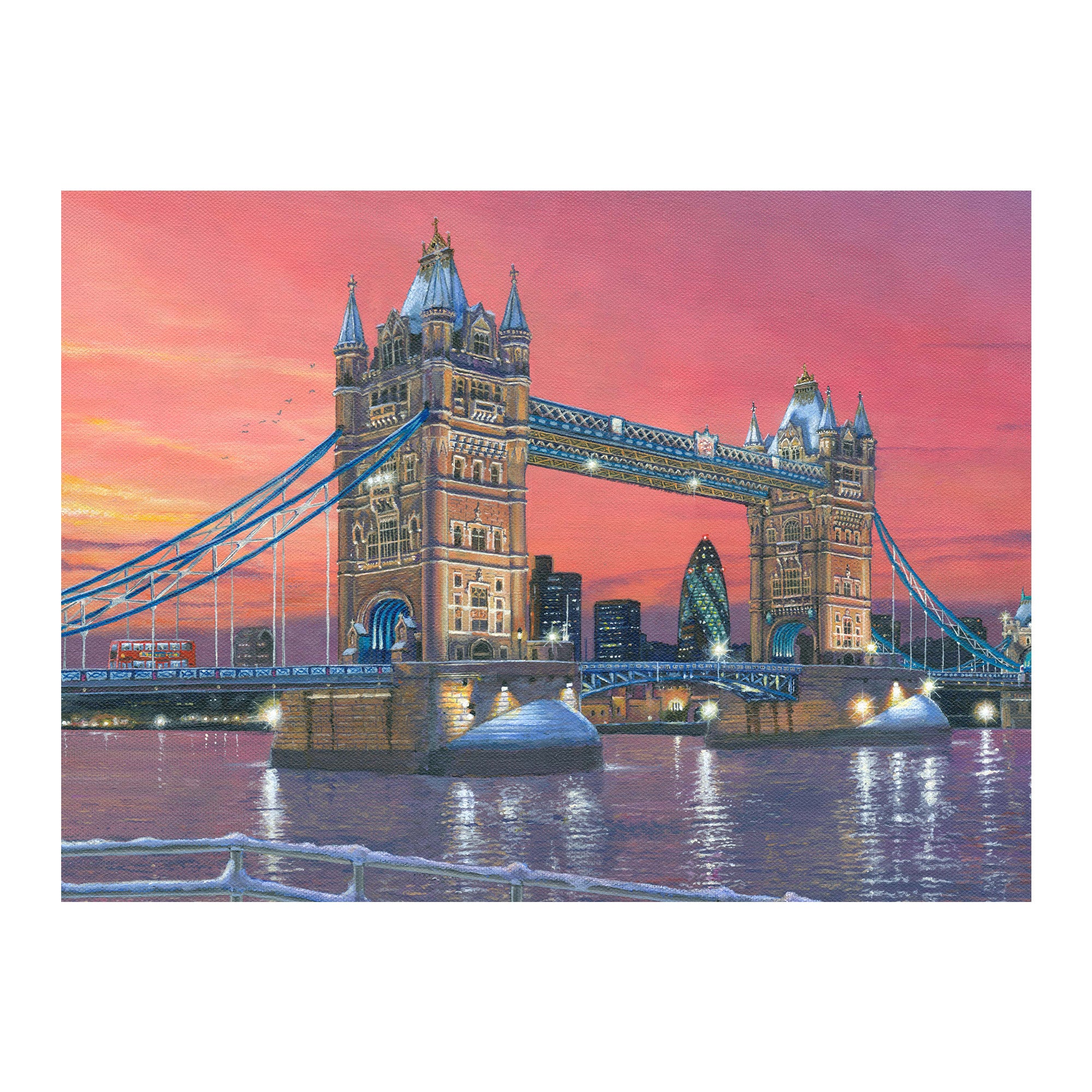 63 Piece Jigsaw Puzzle - City Dusk - VAT Free