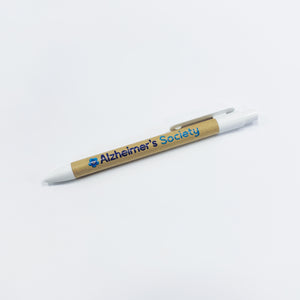 Forget-me-not recycled cardboard pen