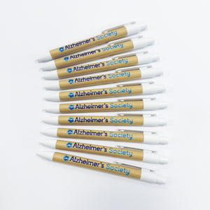 Forget-me-not recycled cardboard pen