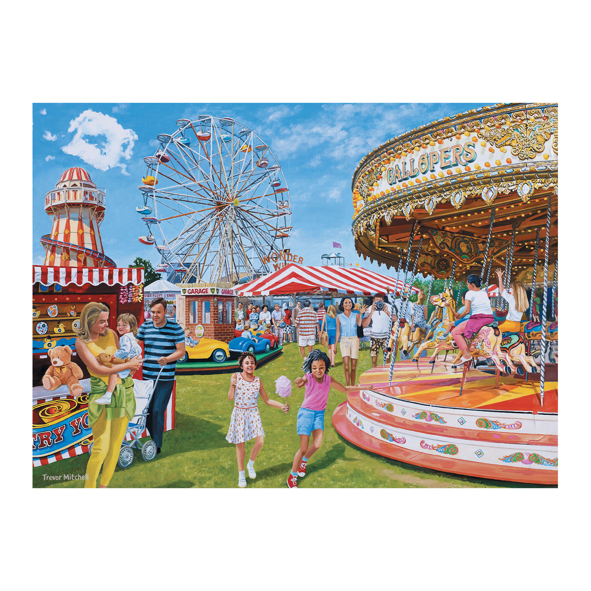 35 piece jigsaw puzzle - The Fair&#39;s in Town