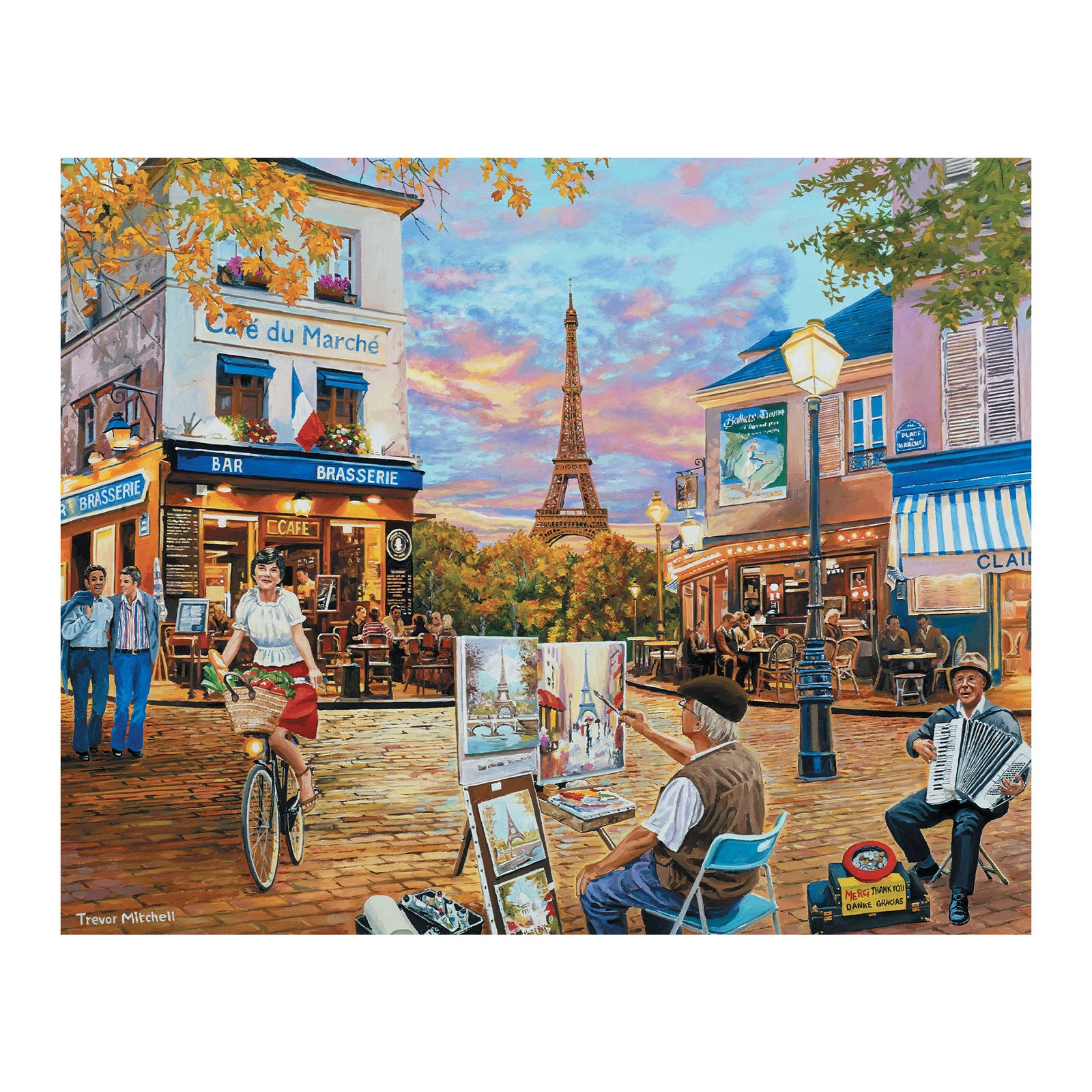 100 piece jigsaw puzzle - Sunset in Paris