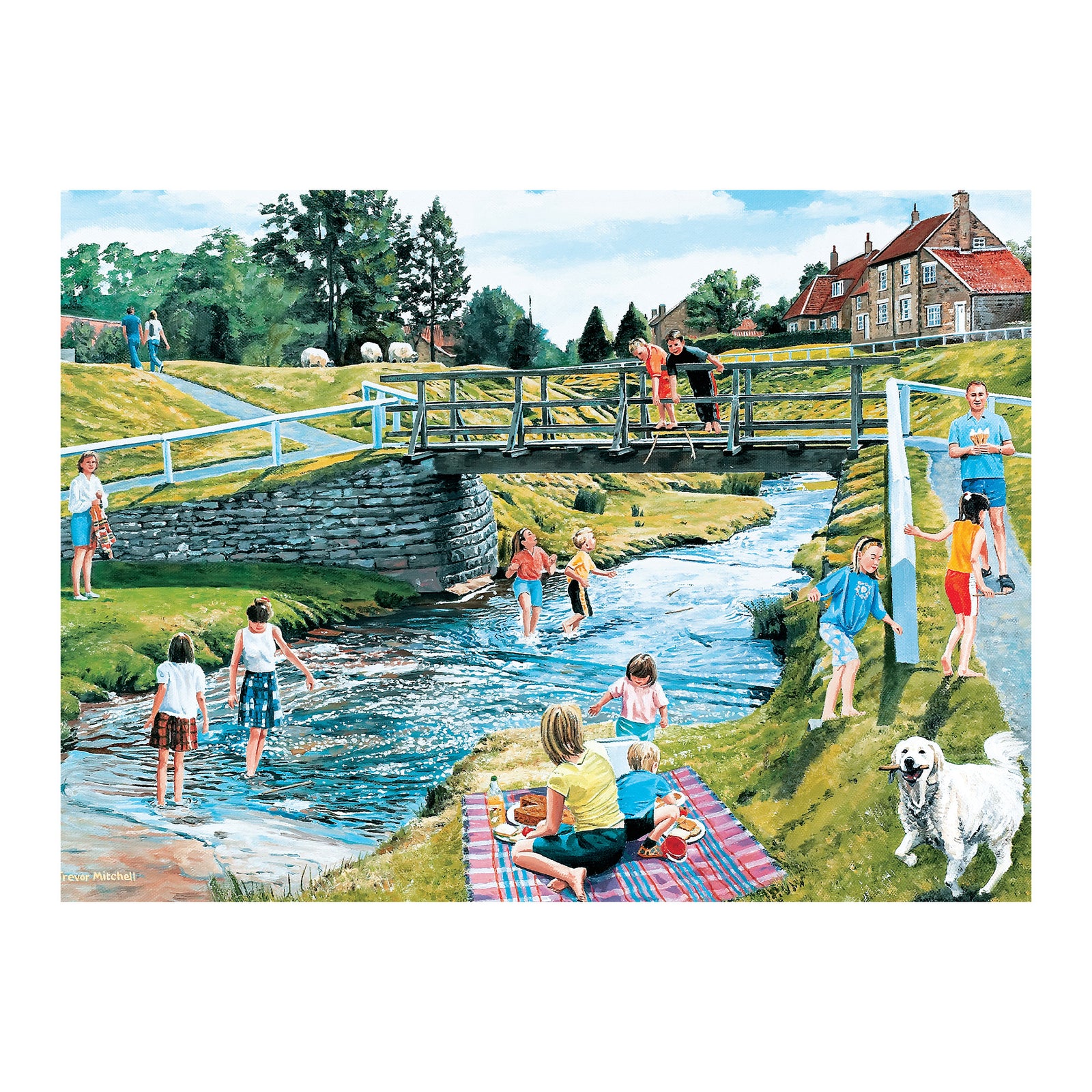 35 Piece Jigsaw Puzzle - Spring Picnic - VAT Free