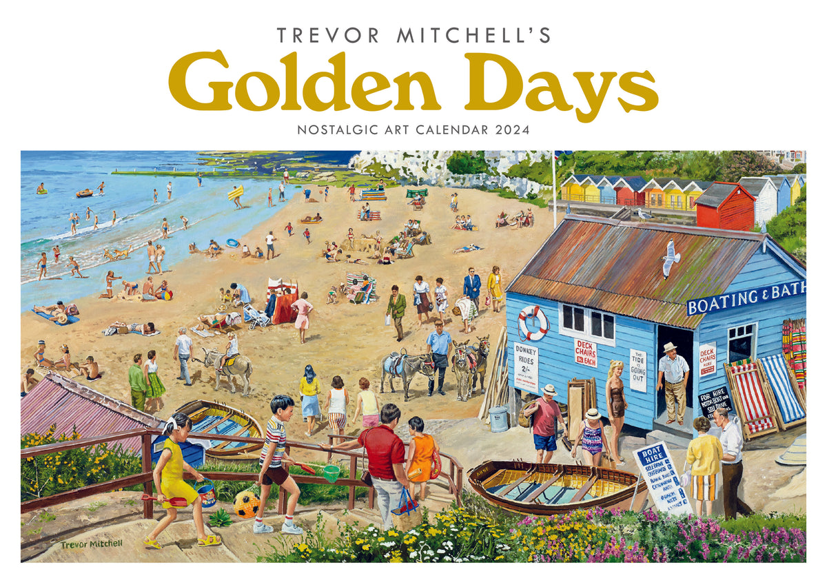 Golden Days A4 calendar 2024 by Trevor Mitchell