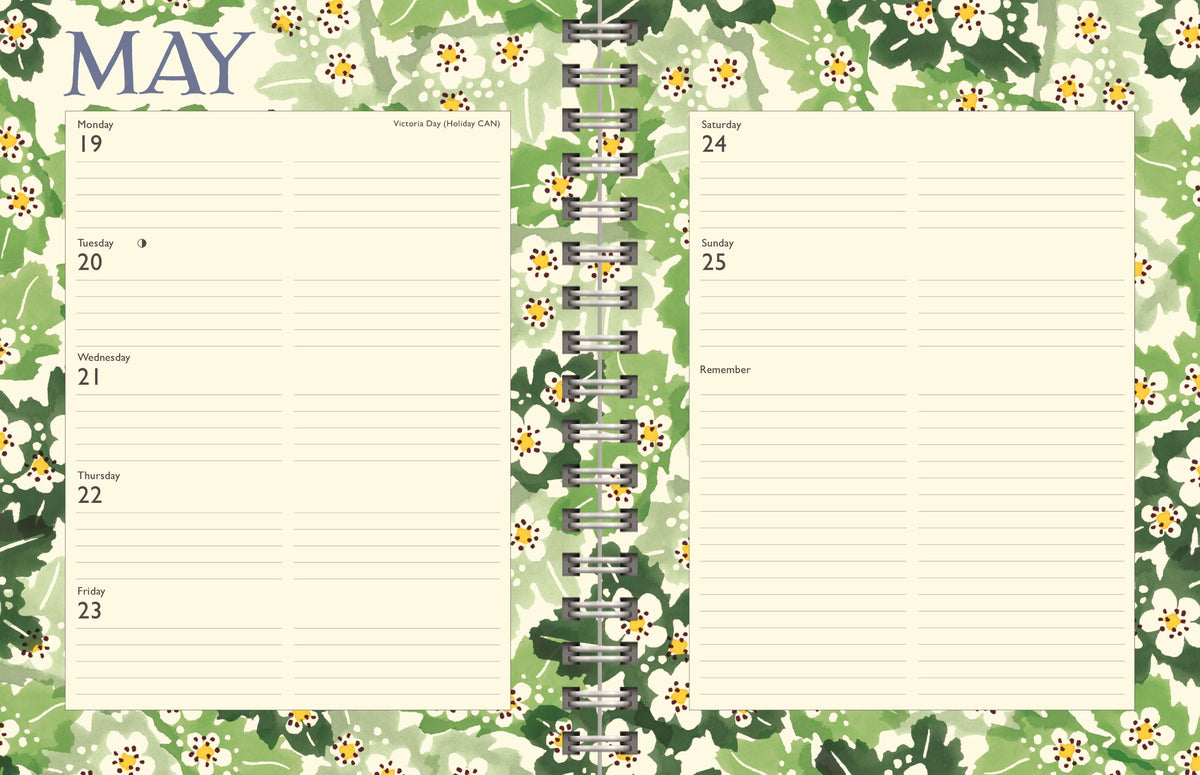 Emma Bridgewater Wildflowers A5 deluxe diary