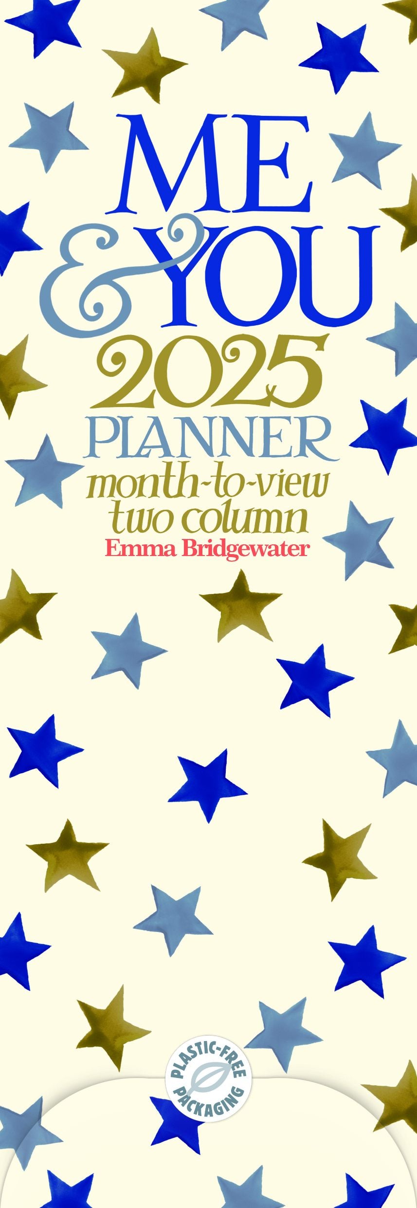 Emma Bridgewater Me &amp; You Blue Star slim planner 2025