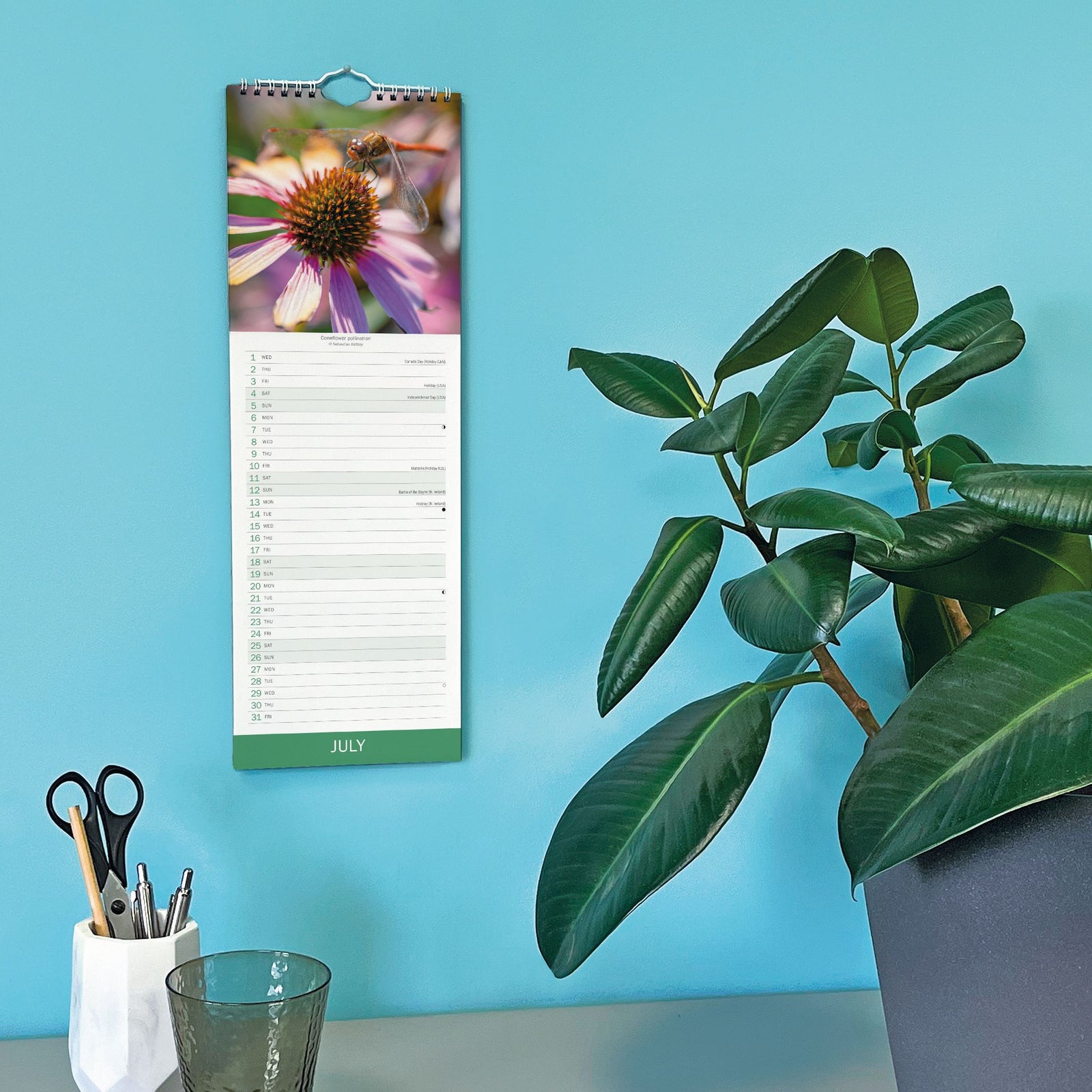 Royal Botanic Gardens Kew slim calendar 2026