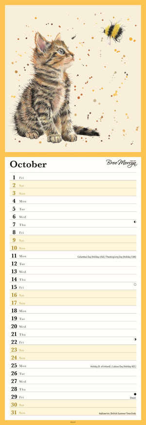 Bumble & Buddies slim wall planner 2027