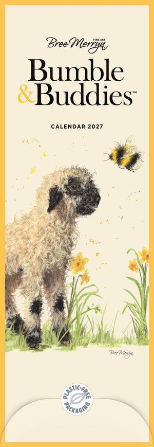 Bumble & Buddies slim wall planner 2027