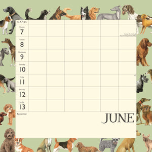 Emma Bridgewater Dates, Dinners & Dog Walks wall planner 2027