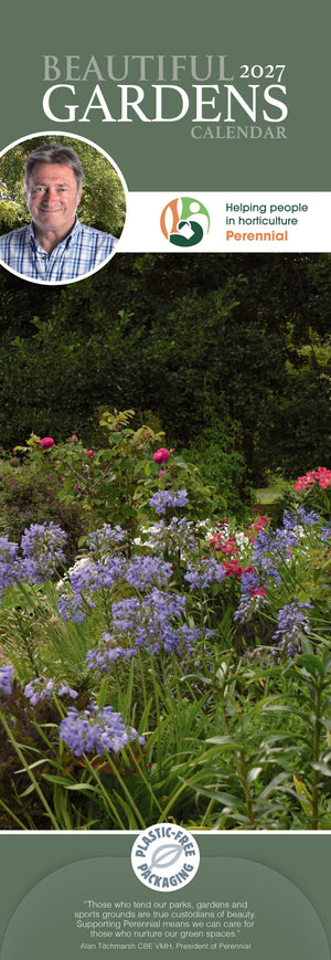 Beautiful Gardens - slim calendar 2027