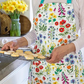 Wildflower recycled cotton apron