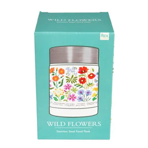 Wildflower stainless steel food flask