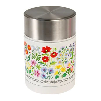 Wildflower stainless steel food flask