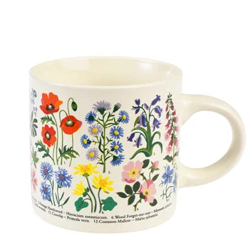 Wildflower ceramic mug