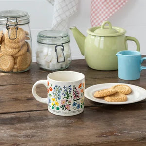 Wildflower ceramic mug
