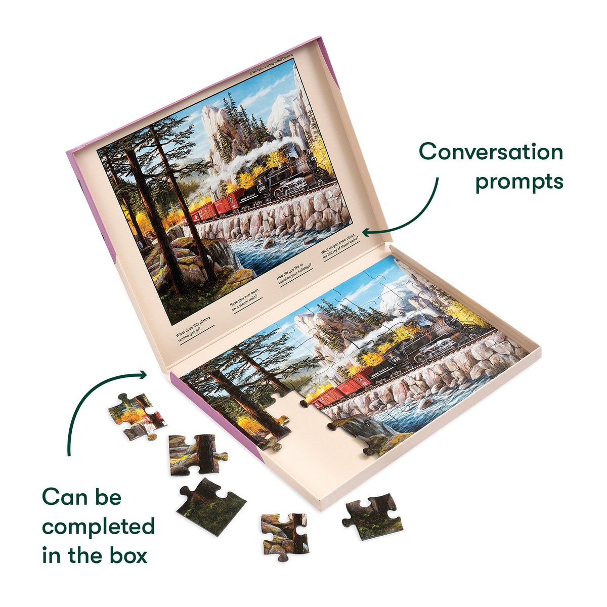 35 Piece Jigsaw Puzzle - Steam Train - VAT Free