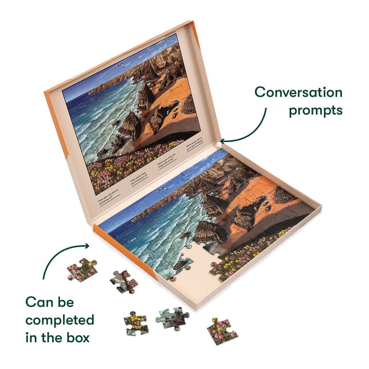63 Piece Jigsaw Puzzle - Wild Coast - VAT Free