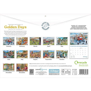 Golden Days calendar, 2027