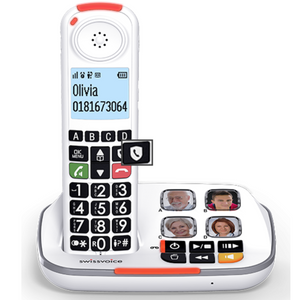 Cordless telephone with answering machine