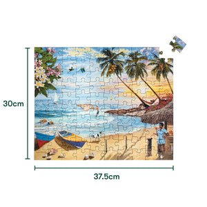 100 piece jigsaw puzzle - Island Paradise