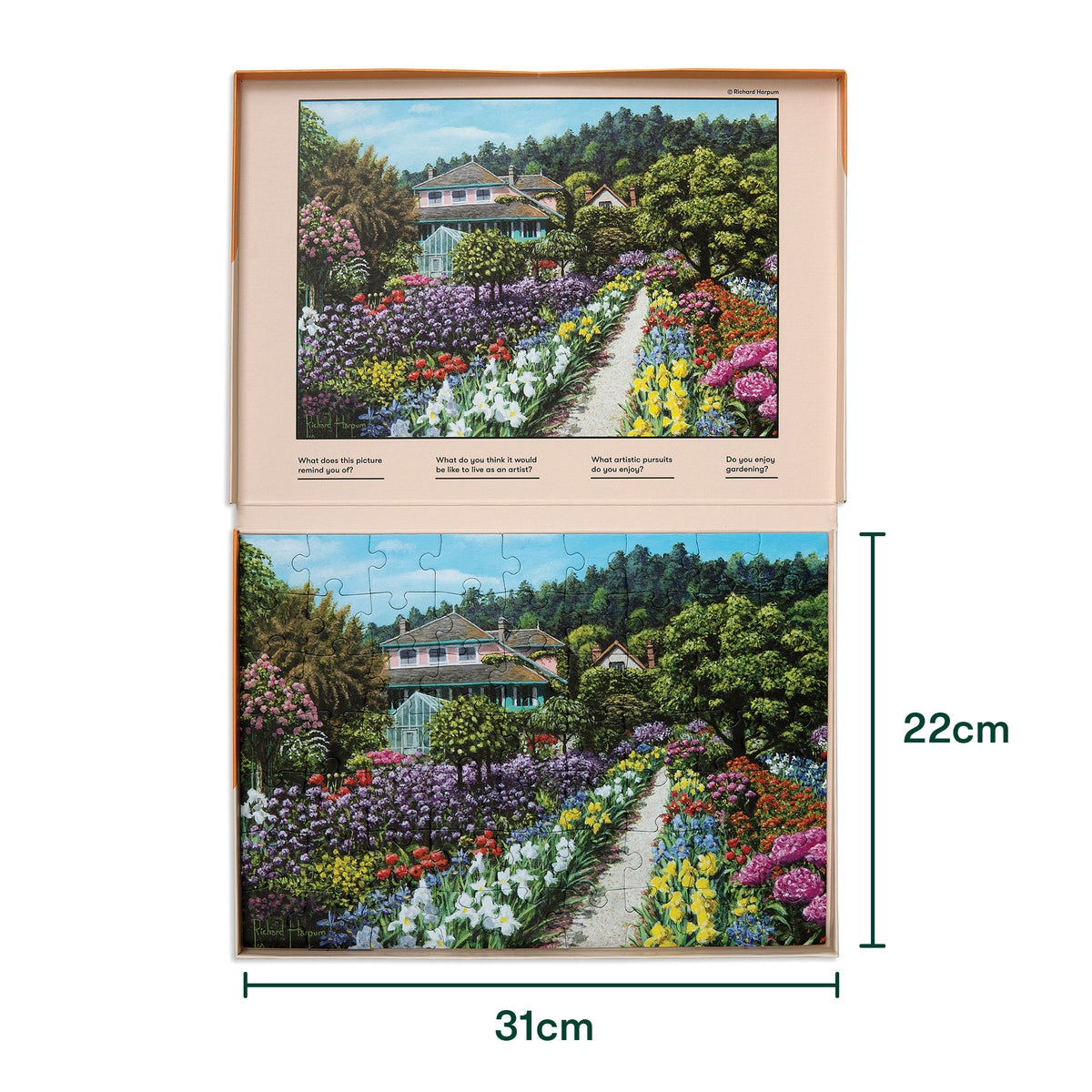63 piece jigsaw puzzle - Monet&#39;s Garden