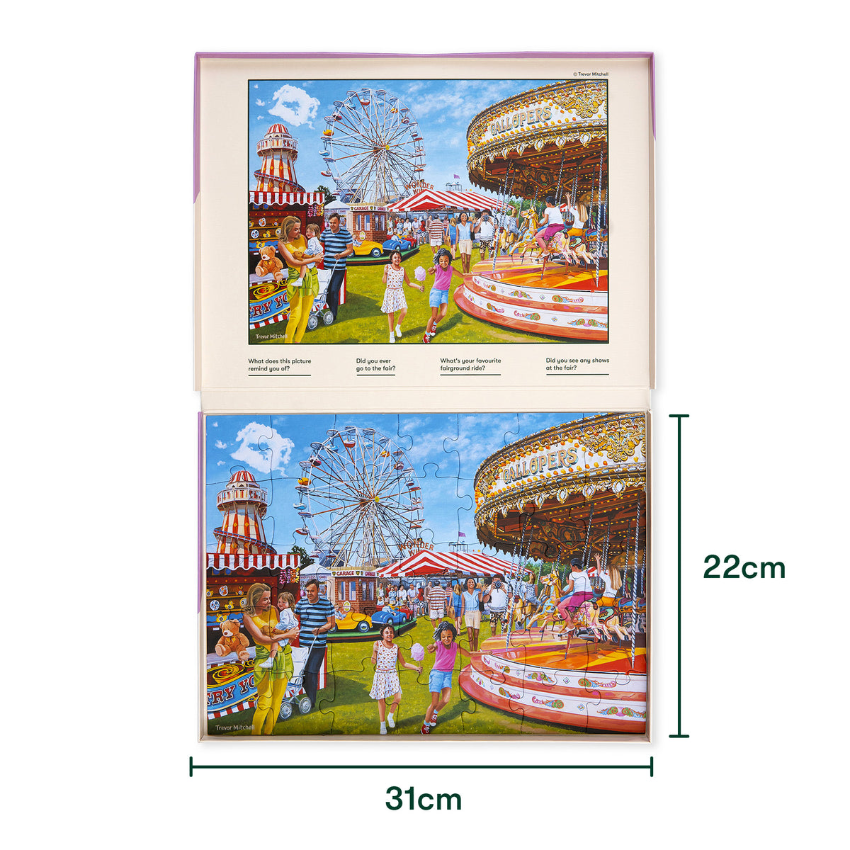 35 Piece Jigsaw Puzzle - The Fair&#39;s in Town - VAT Free