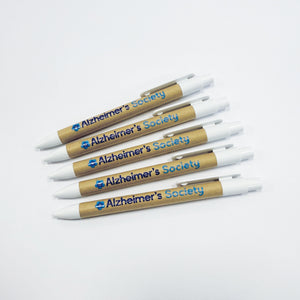 Forget-me-not recycled cardboard pen