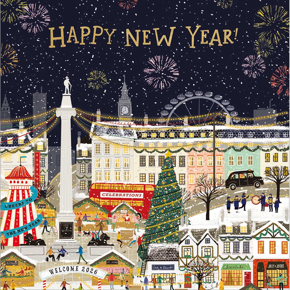 Happy New Year, London - single card