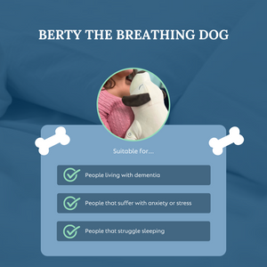 Berty the breathing dog