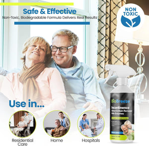 Incontinence odour & stain remover