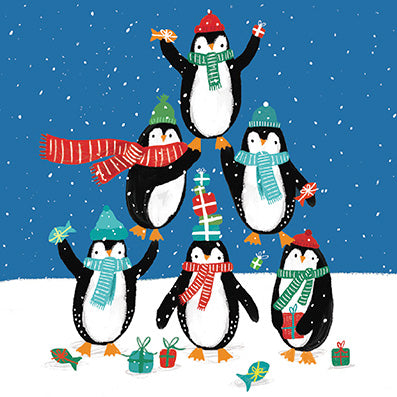 Penguin Pyramid - pack of 10 cards