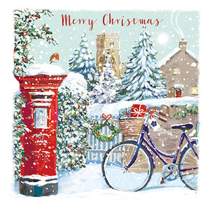 Christmas Postbox - pack of 10 cards