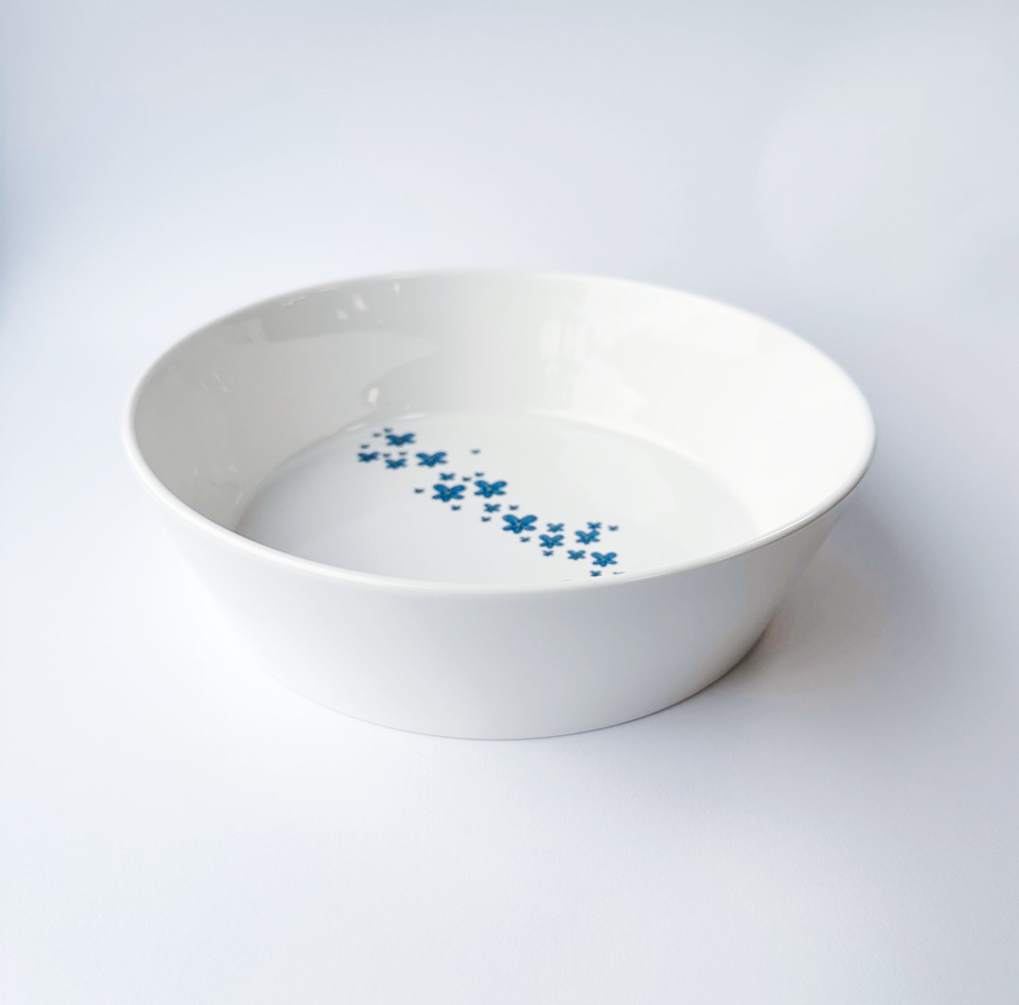 Forget-me-not dog bowl