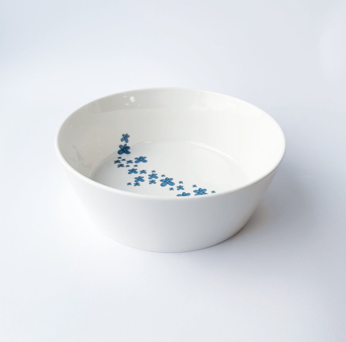 Forget-me-not cat bowl