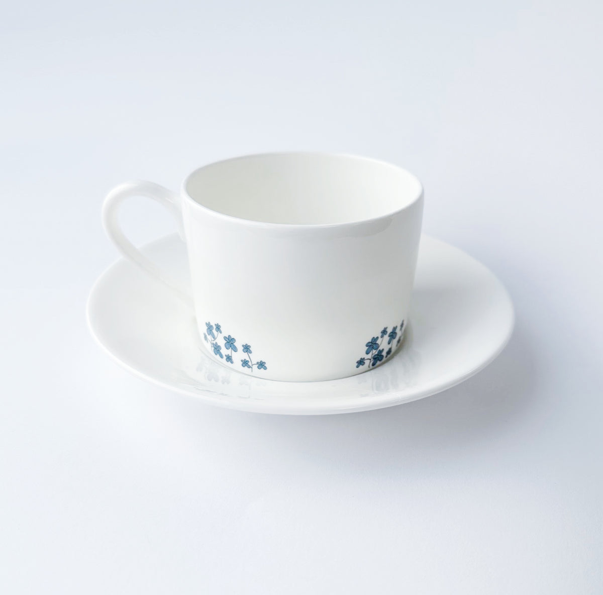 Forget-me-not cup and saucer