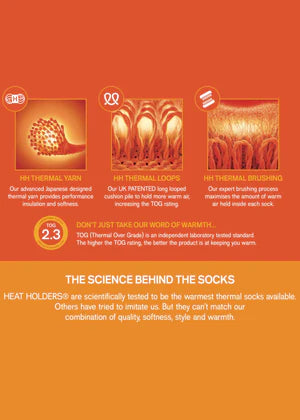 Adam Non-Slip Heat Holder Slipper Socks