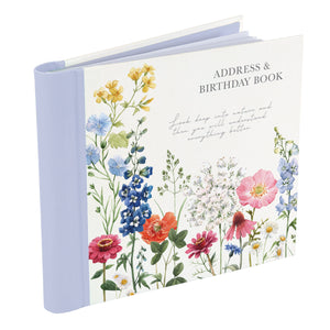 Wildflower address & birthday book