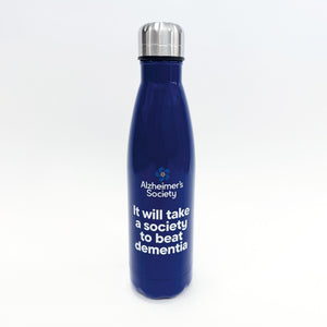 Forget-me-not sprig insulated water bottle