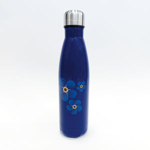 Forget-me-not sprig insulated water bottle